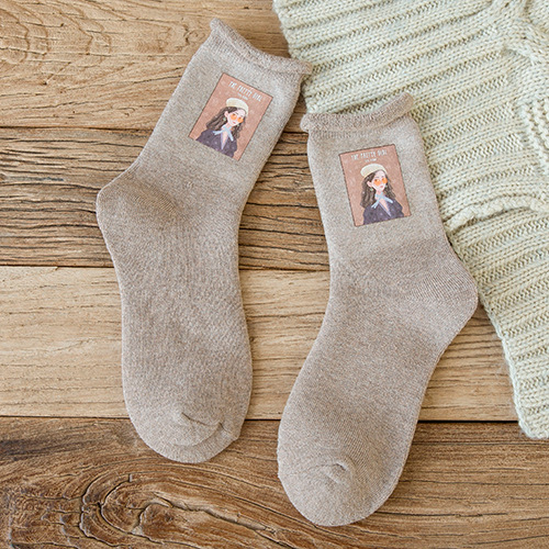 Slouch Socks Autumn Winter Thickening Cute Towel Socks Stockings Female Socks